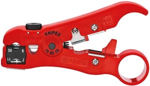 KNIPEX 16 60 06 SB Ściągacz izolacji UTP RG 59 RG6