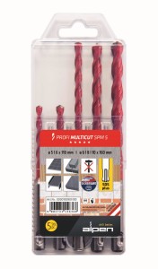 ALPEN Zestaw wiertła Profi Multicut SPM 5