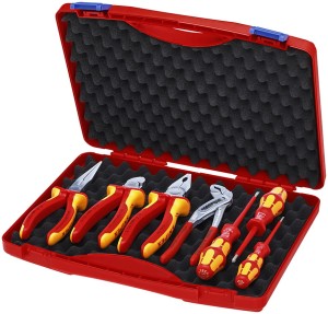 KNIPEX 00 21 15 Walizka narzędziowa RED Electro Set 2 dla elektryków