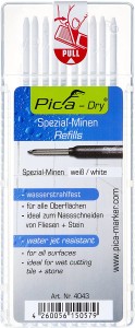 PICA 4043 Wkłady Pica Dry 10 szt. - biały