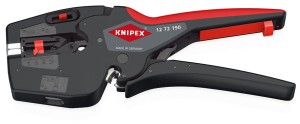 KNIPEX 12 72 190 Ściągacz izolacji 3w1 zagniatanie cięcie