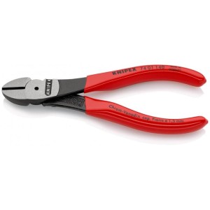 KNIPEX 74 01 140 Szczypce tnące boczne o zwiększonym przełożeniu 140 mm