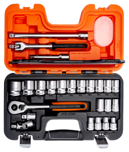 BAHCO S240 Zestaw klucz nasadowych 1/2" 24 szt.