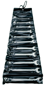 BAHCO 1952Z/11T Zestaw kluczy płasko-oczkowych calowe, odsadzone