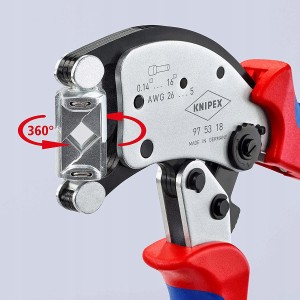Szczypce Knipex 97 53 18 do tulejek obrotowe