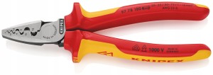KNIPEX Sczypce do zaciskania tulejek 97 78 180 VDE