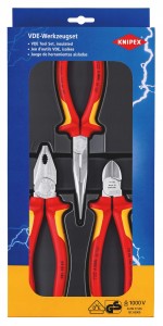 Knipex 00 20 12 Zestaw narzędzi izolowanych VDE