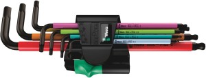 Wera 05022534001 Zestaw kluczy trzpieniowych z kulką, Hex-Plus Multicolour Magnet 1
