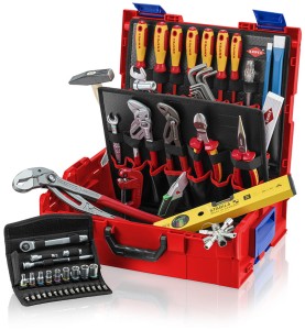 KNIPEX 00 21 19 LB S L-BOXX® dla monterów instalacji sanitarnych 52-częściowa
