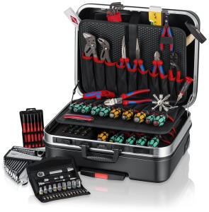 KNIPEX 00 21 06 M Walizka narzędziowa „BIG Basic Move” Mechanic 79-częściowy 520 mm