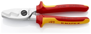 KNIPEX 95 16 200 Nożyce do cięcia kabli VDE izolowane 200mm