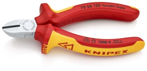 KNIPEX 70 06 125 Szczypce boczne izolowane 125 mm